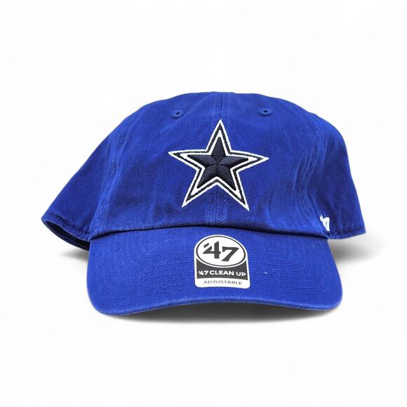 Dallas Cowboys 47 Brand Clean Up Adjustable Cap OSFA Royal Blue - New - Picture 1 of 6